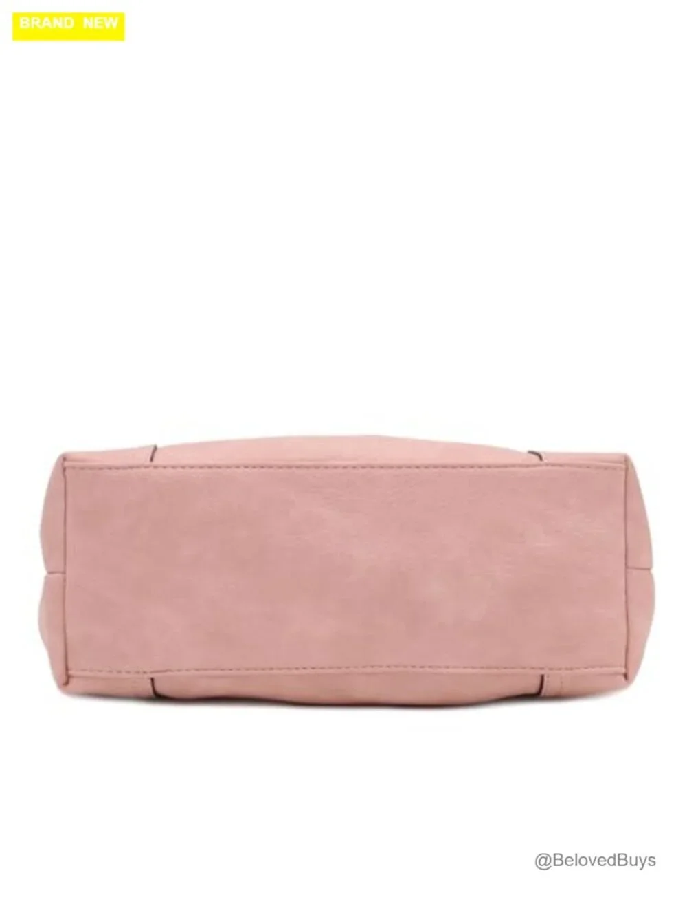 Faux Leather Hobo Shoulder Bag with Detachable Strap and Zipper Pockets